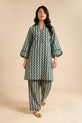 Shirt & Trouser Unstitched 2Pcs Suit 76