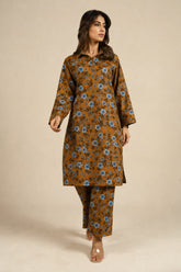 Shirt & Trouser Unstitched 2Pcs Suit 77
